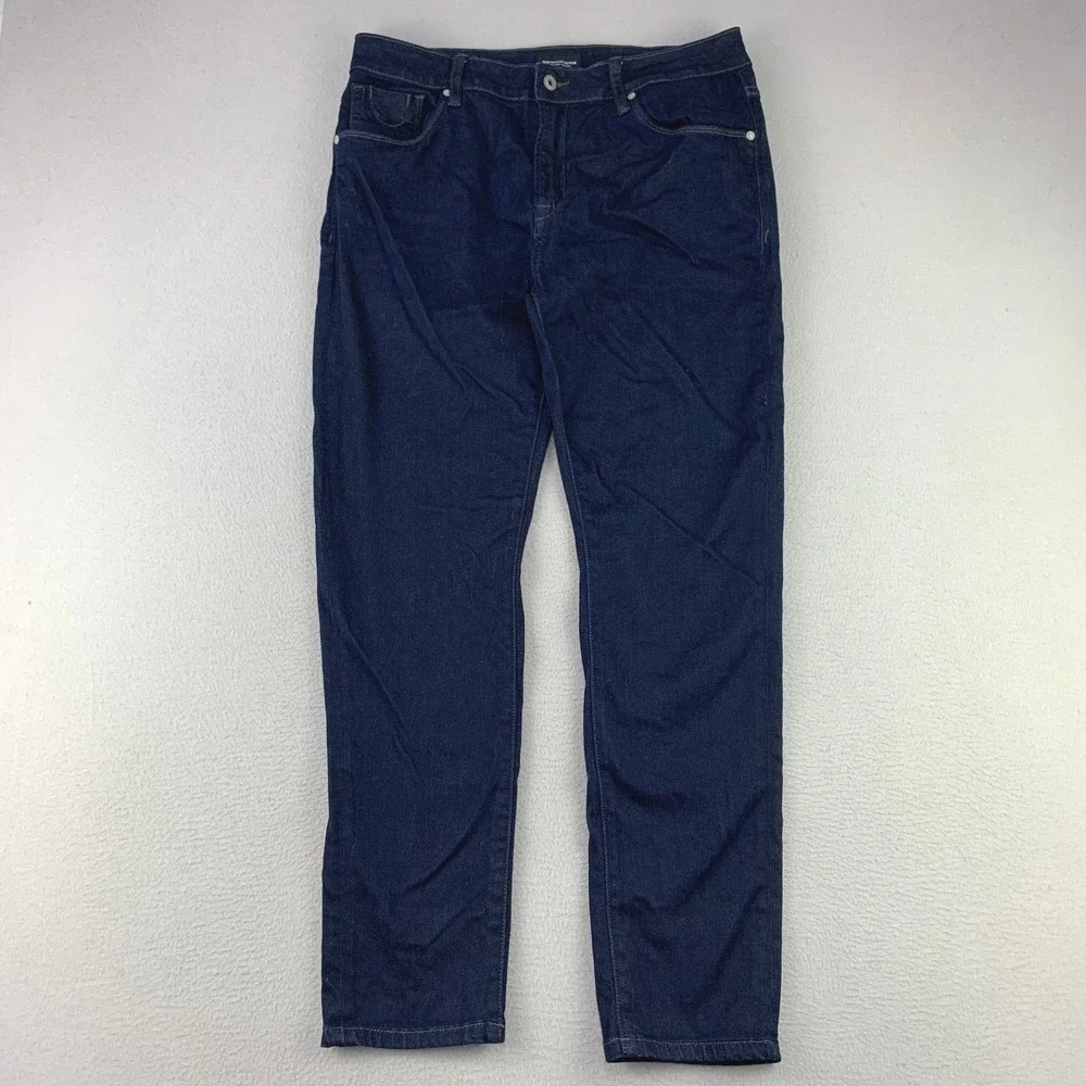 Simwood Denim Jeans Nice Mens 32x29 Dark Wash Straight Leg Casual Cotton